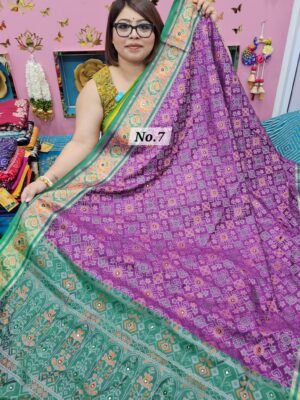 SALE 29TH AUG – PATOLA SOFT SILK SAREE (NO.7)