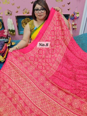 SALE 29TH AUG – SEMI MODAL GAZZI SILK SAREE (NO.8)