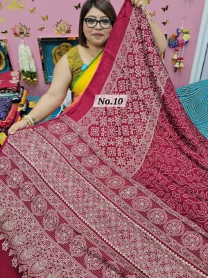 SALE 29TH AUG – SEMI MODAL GAZZI SILK SAREE (NO.10)