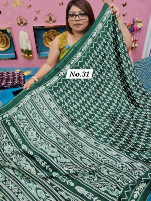 SALE 29TH AUG – PREMIUM MIRROR CREPE MODAL SAREE (NO.31)