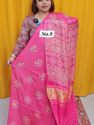 SALE 25TH AUG - GAZZI MODAL LAGDI PATTA SAREE (NO.9)
