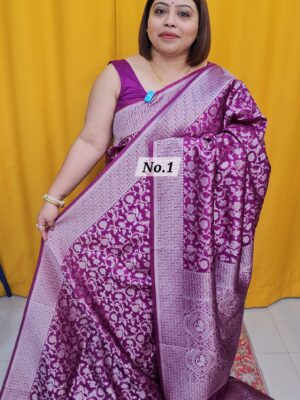 SALE 31ST AUG – GEORGETTE SILK KHADDI SAREE (NO.1)