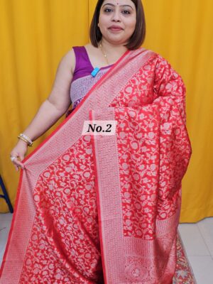 SALE 31ST AUG – GEORGETTE SILK KHADDI SAREE (NO.2)