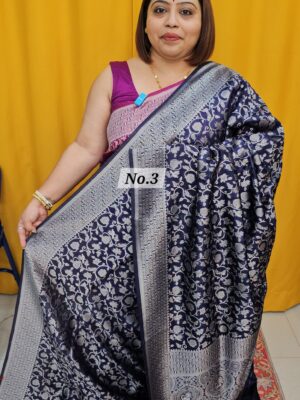 SALE 31ST AUG – GEORGETTE SILK KHADDI SAREE (NO.3)