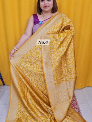 SALE 31ST AUG – GEORGETTE SILK KHADDI SAREE (NO.6)