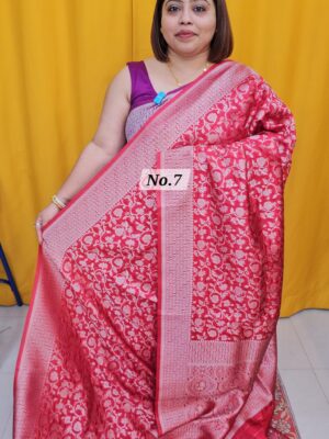 SALE 31ST AUG – GEORGETT SILK KHADDI SAREE (NO.7)
