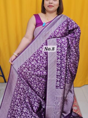 SALE 31ST AUG – GEORGETT SILK KHADDI SAREE (NO.8)