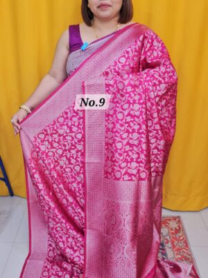 SALE 31ST AUG – GEORGETT SILK KHADDI SAREE (NO.9)