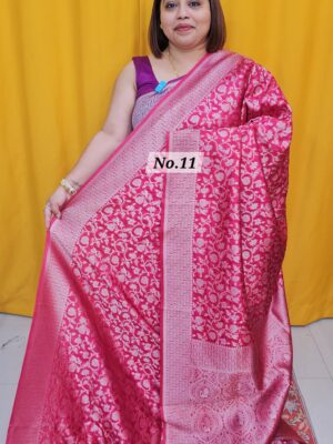 SALE 31ST AUG – GEORGETT SILK KHADDI SAREE (NO.11)