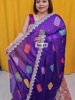 SALE 31ST AUG – MOSS CHIFFON SAREE (NO.13)