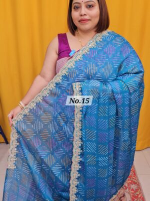 SALE 31ST AUG – MOSS CHIFFON SAREE (NO.15)