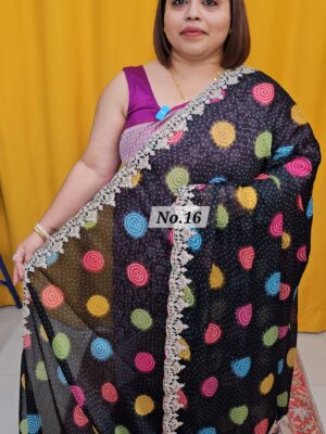 SALE 31ST AUG – MOSS CHIFFON SAREE (NO.16)