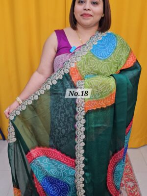 SALE 31ST AUG – MOSS CHIFFON SAREE (NO.18)