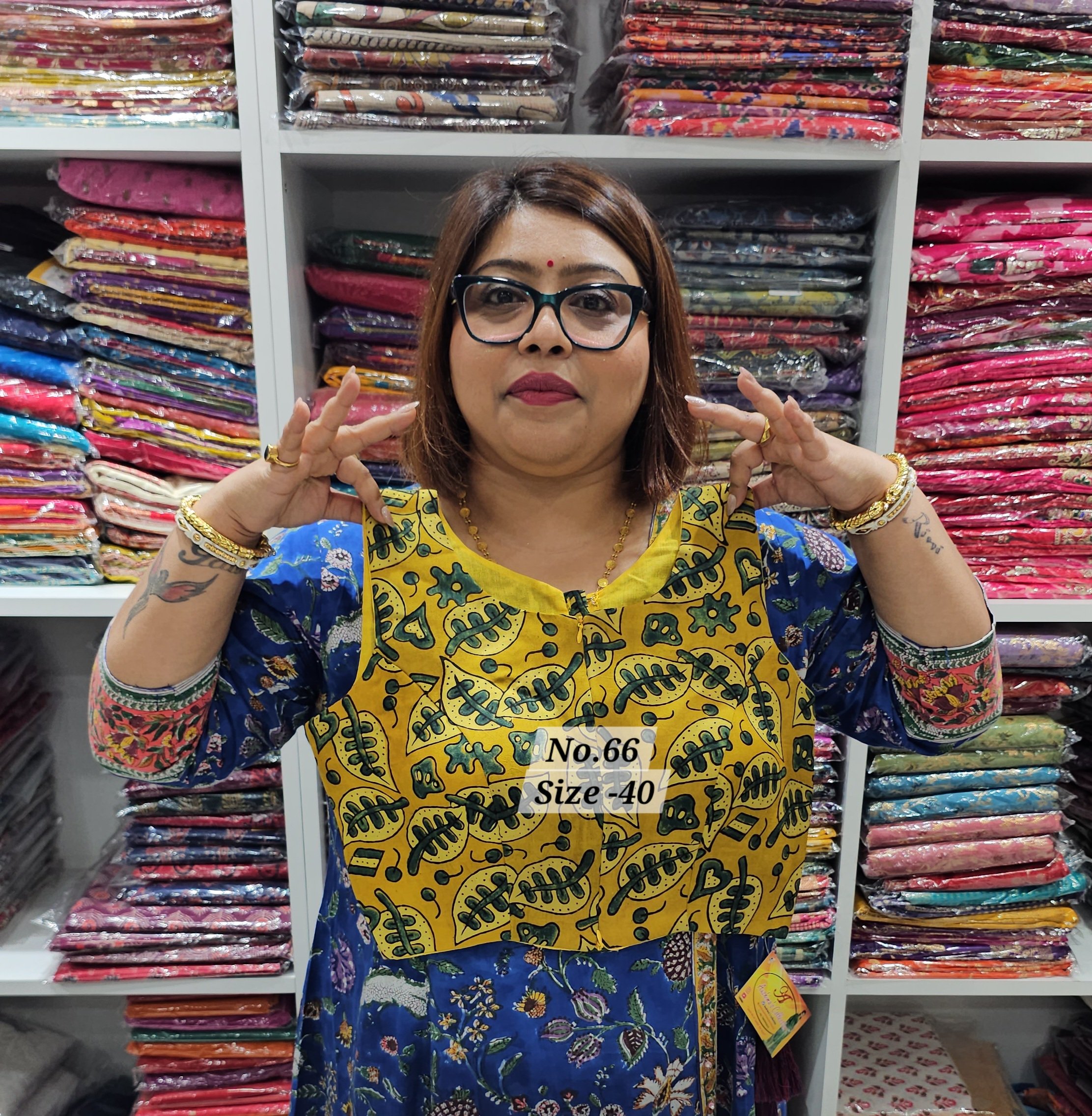 SALE 29TH AUG – READY MADE BLOUSE {SIZE- 40} (NO.66)