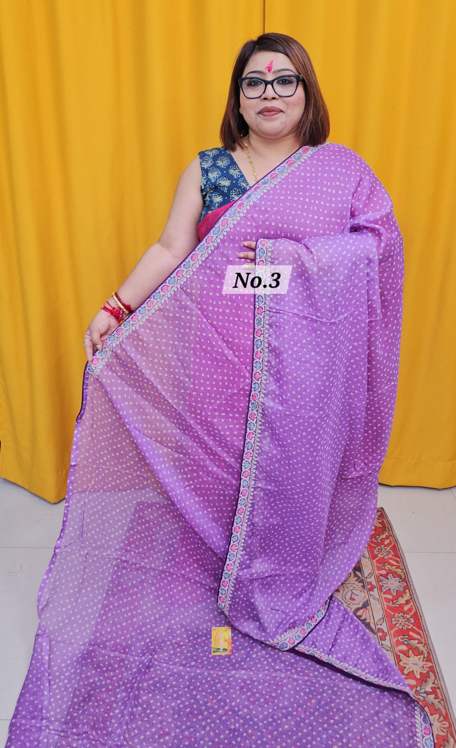 SALE 27TH AUG – MOSS CHIFFON SAREE (NO.3)