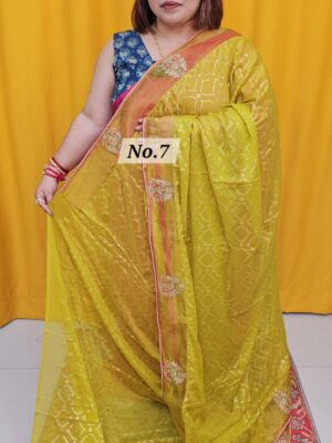 SALE 27TH AUG – MOSS CHIFFON SAREE (NO.7)