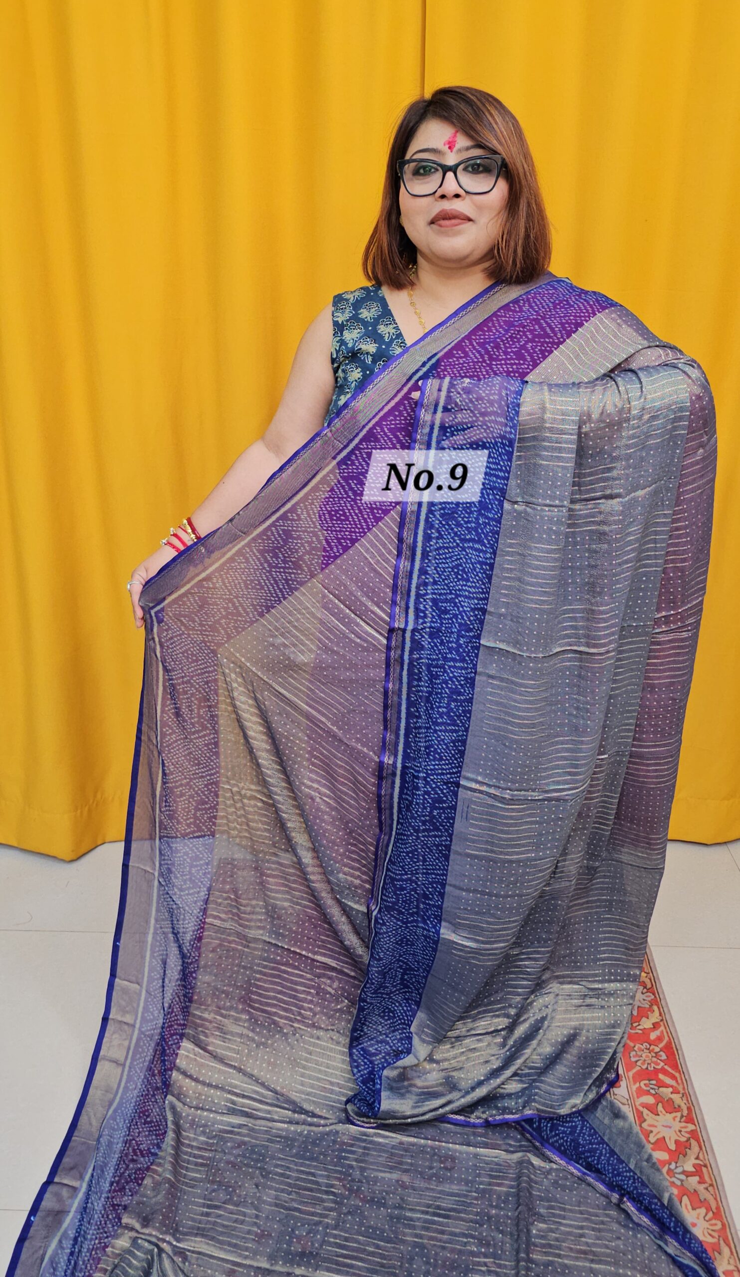 SALE 27TH AUG – MOSS CHIFFON SAREE (NO.9)