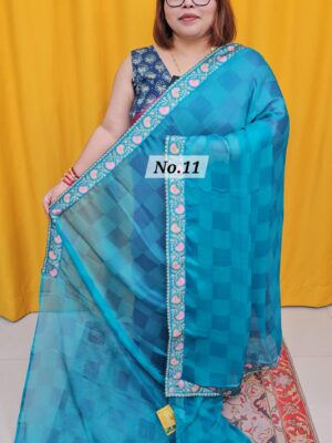 SALE 27TH AUG – MOSS CHIFFON SAREE (NO.11)