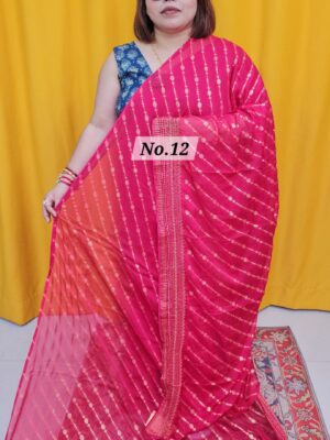 SALE 27TH AUG – MOSS CHIFFON SAREE (NO.12)