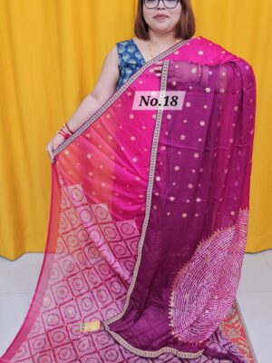 SALE 27TH AUG – MOSS CHIFFON SAREE (NO.18)