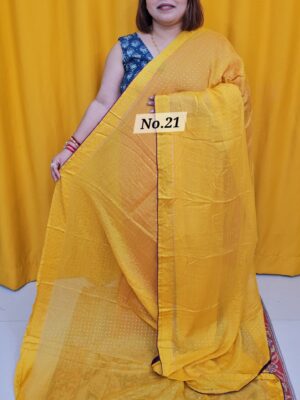 SALE 27TH AUG – MOSS CHIFFON SAREE (NO.21)