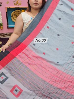 SALE 2ND AUG - PURE BENGAL HANDLOOM SAREE (NO.55)