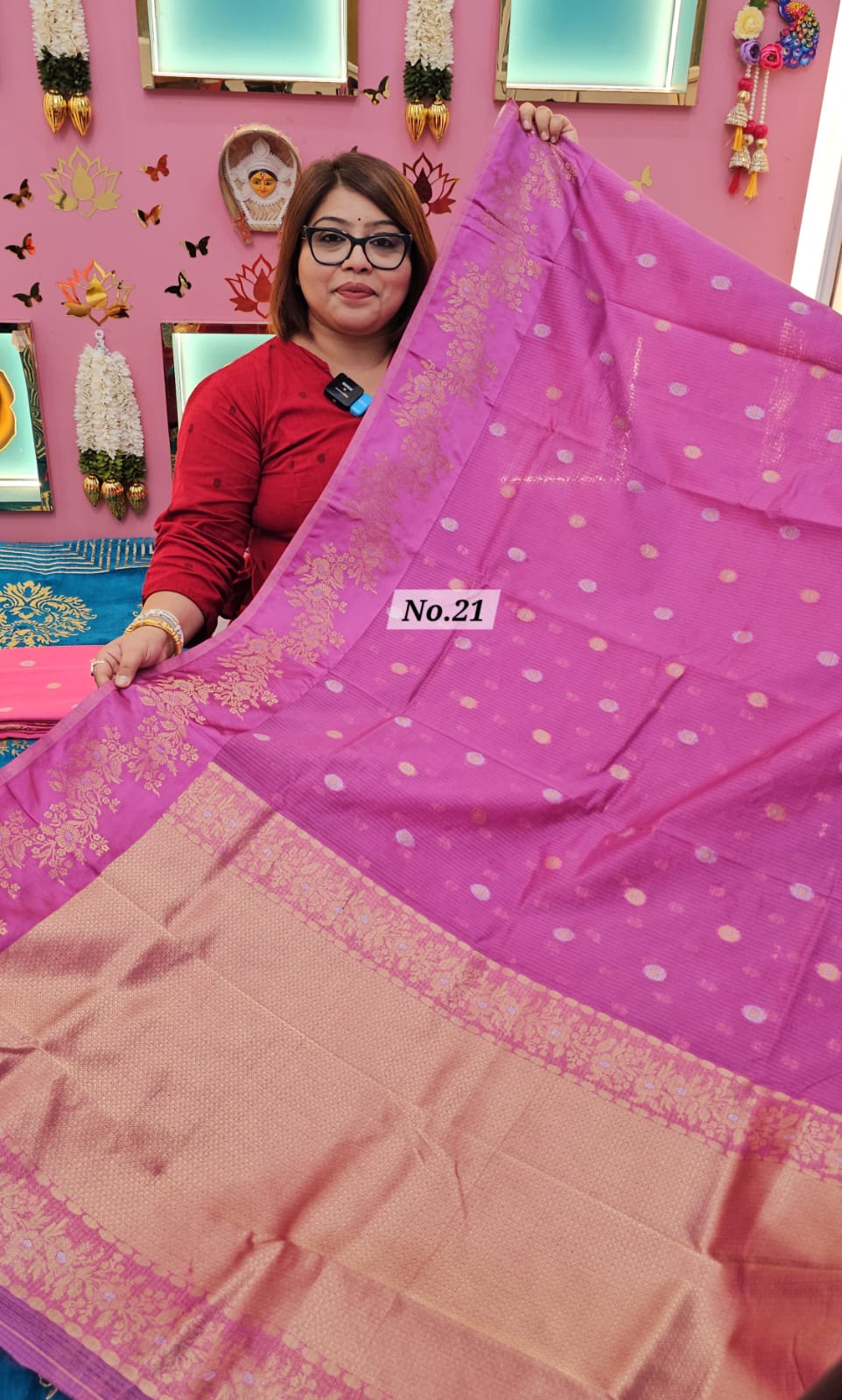 SALE 7TH AUG - SUPER NET KOTA INDIAN SILK SAREE (NO.21)