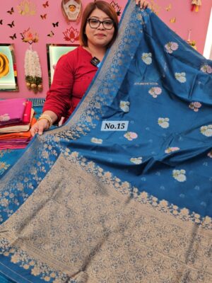 SALE 7TH AUG - SUPER NET KOTA INDIAN SILK SAREE (NO.15)