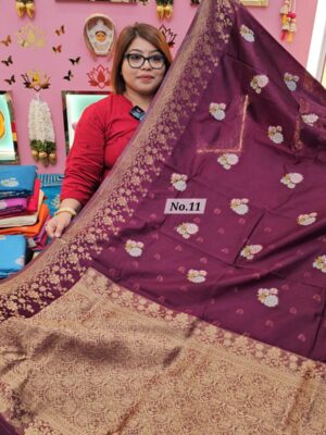 SALE 7TH AUG - SUPER NET KOTA INDIAN SILK SAREE (NO.11)