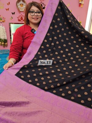 SALE 7TH AUG - GEORGETT SILK KHADDI SAREE (NO.13)