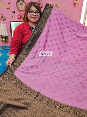 SALE 7TH AUG - GEORGETT SILK KHADDI SAREE (NO.11)