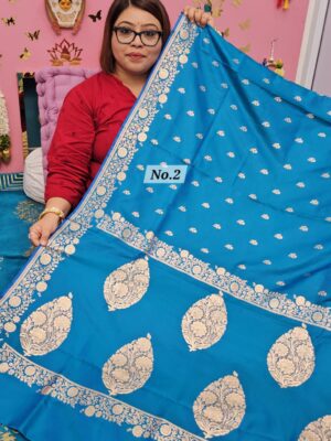 SALE 7TH AUG - PREMIUM MUSRU JAQUARD SOFT SAREE (NO.2)