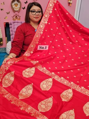 SALE 7TH AUG - PREMIUM MUSRU JAQUARD SOFT SAREE (NO.1)