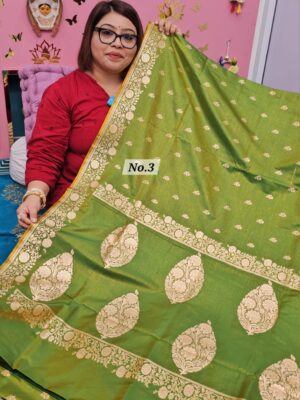 SALE 7TH AUG - PREMIUM MUSRU JAQUARD SOFT SAREE (NO.3)