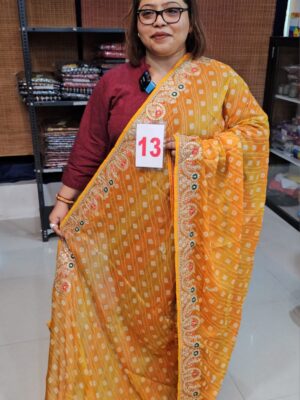 31ST AUG – MOSS CHIFFON SAREE (NO.13)