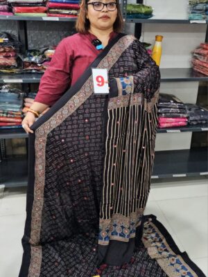 31ST AUG – AJRAKH MODAL MIRROR SAREE (NO.9)