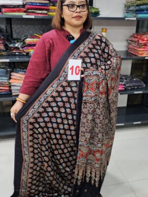 31ST AUG – AJRAKH MODAL MIRROR SAREE (NO.10)
