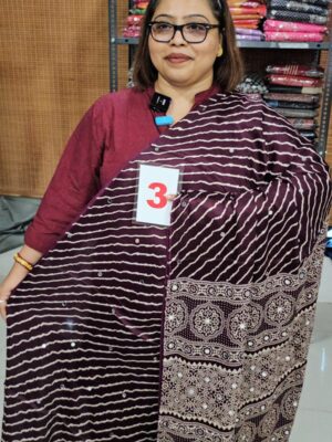 31ST AUG – PURE MODAL GAZZI SILK SAREE (NO.3)