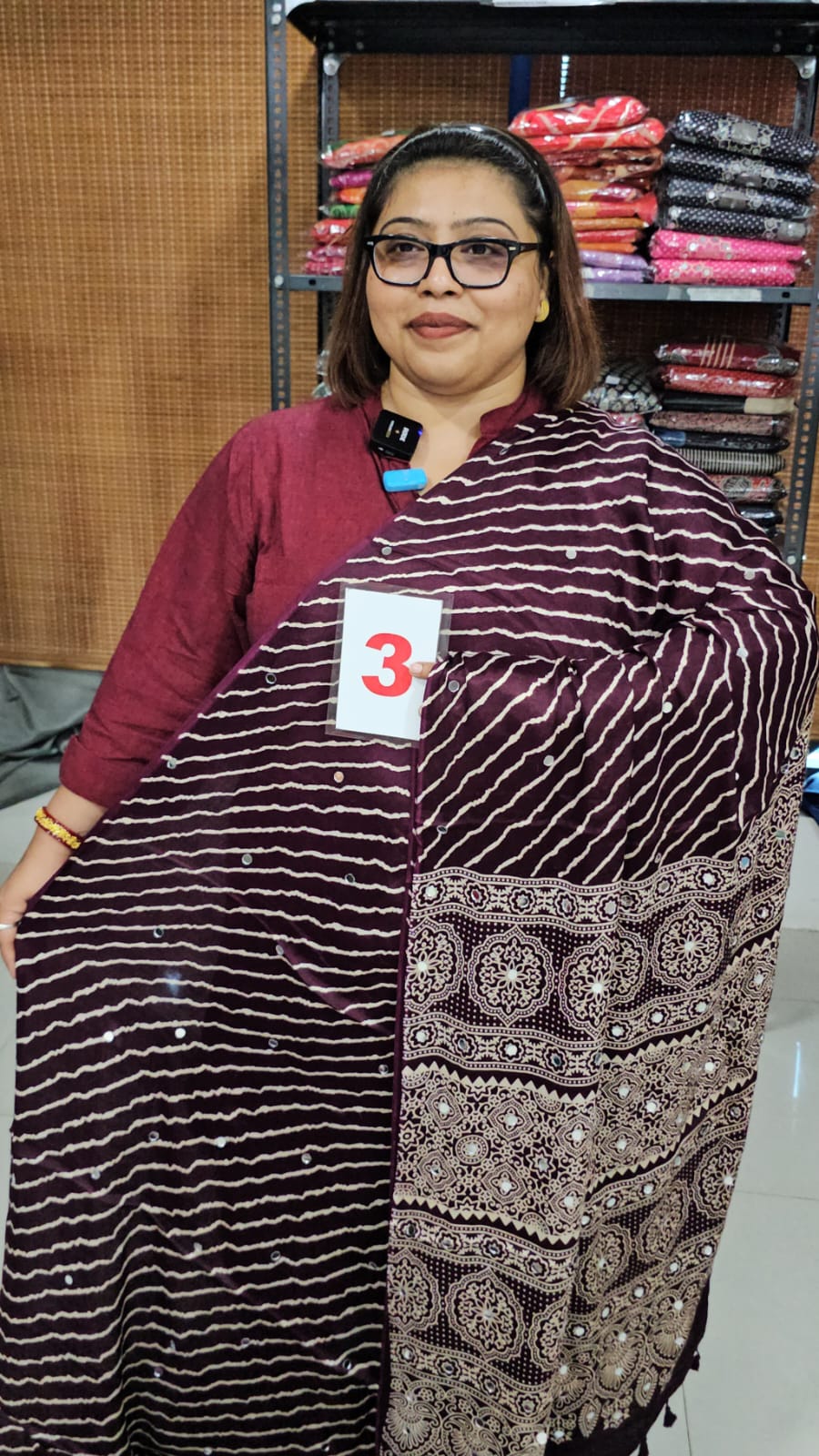 31ST AUG – PURE MODAL GAZZI SILK SAREE (NO.3)