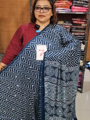 31ST AUG – PURE MODAL GAZZI SILK SAREE (NO.7)