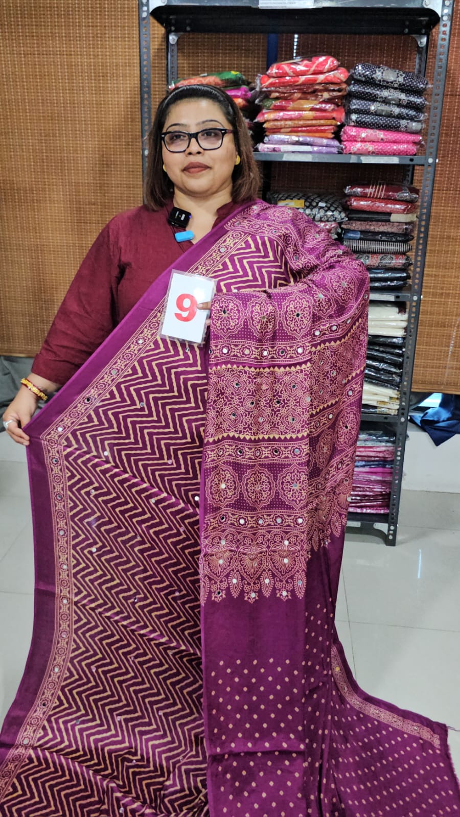 31ST AUG – PURE MODAL GAZZI SILK SAREE (NO.9)