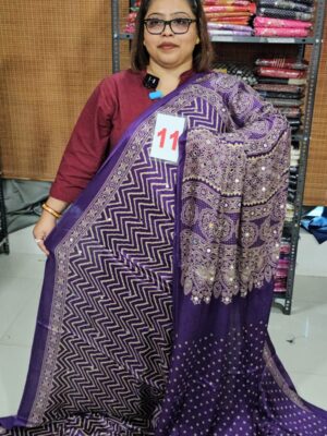 31ST AUG – PURE MODAL GAZZI SILK SAREE (NO.11)
