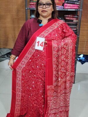 31ST AUG – PURE MODAL GAZZI SILK SAREE (NO.14)