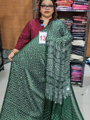 31ST AUG – PURE MODAL GAZZI SILK SAREE (NO.13)