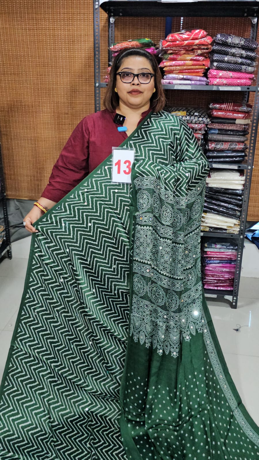 31ST AUG – PURE MODAL GAZZI SILK SAREE (NO.13)
