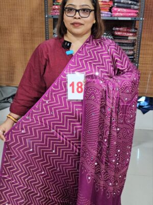 31ST AUG – PURE MODAL GAZZI SILK SAREE (NO.18)