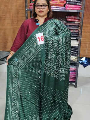 31ST AUG – PURE MODAL GAZZI SILK SAREE (NO.16)
