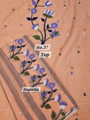 9TH SEP SALE – JAMDANI DRESS MATERIAL (NO.37)