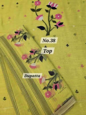 9TH SEP SALE – JAMDANI DRESS MATERIAL (NO.38)