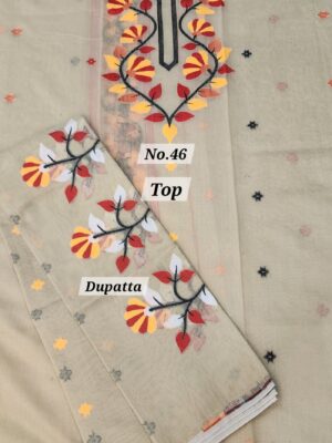 9TH SEP SALE – JAMDANI DRESS MATERIAL (NO.46)